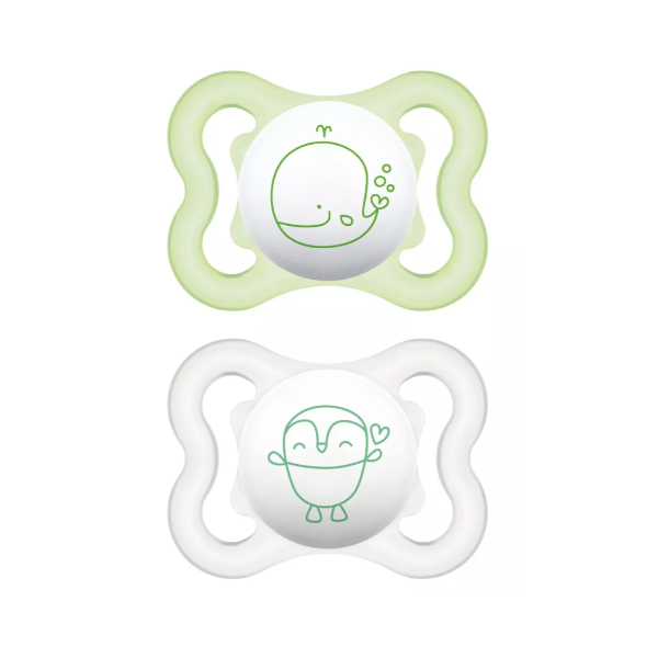MAM BABY CHUPETE Air silicona 0+MESES VERDE (2UDS)