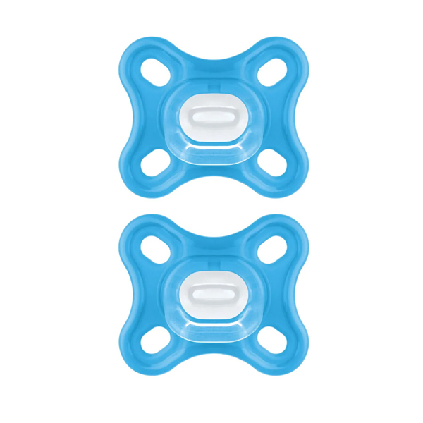 MAM BABY CHUPETE MAM Comfort™ SOFT SILICONA 100% 0-3M AZUL (2UDS)