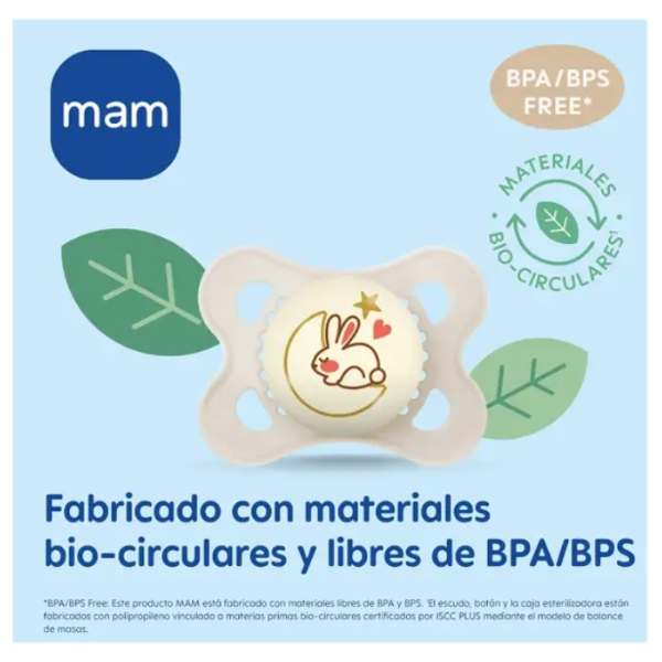 MAM BABY CHUPETE PERFECT NIGHT SILICONA +16M (1 UNIDAD)