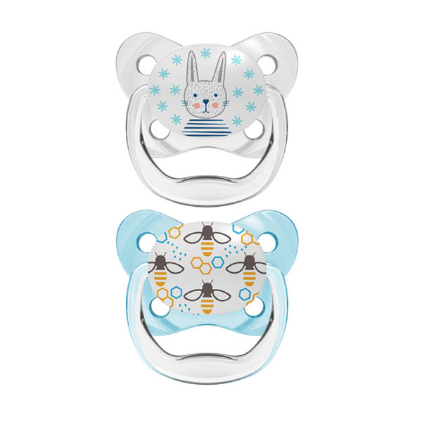 DR. BROWN´S CHUPETE PREVENT ESCUDO MARIPOSA T.1 0-6M (2 UNIDADES)