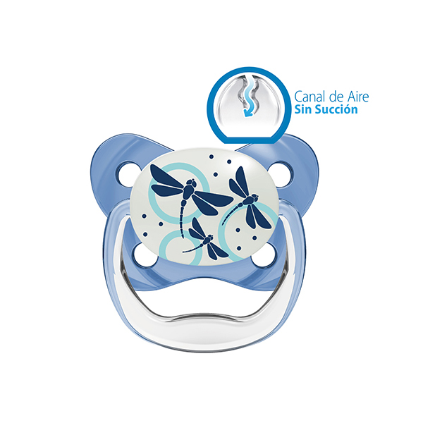 DR. BROWN´S CHUPETE PREVENT ESCUDO MARIPOSA T.1 0-6M (2 UNIDADES)