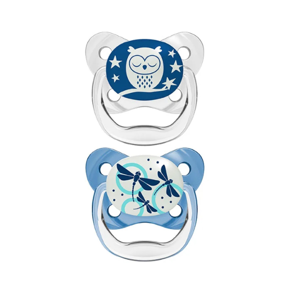 DR. BROWN´S CHUPETE PREVENT NOCTURNO T.1 0-6M (2 UNIDADES)