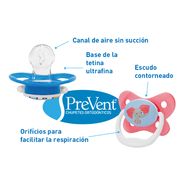 DR. BROWN´S CHUPETE PREVENT ORTHODONTIC 0-6M (2 UNIDADES)