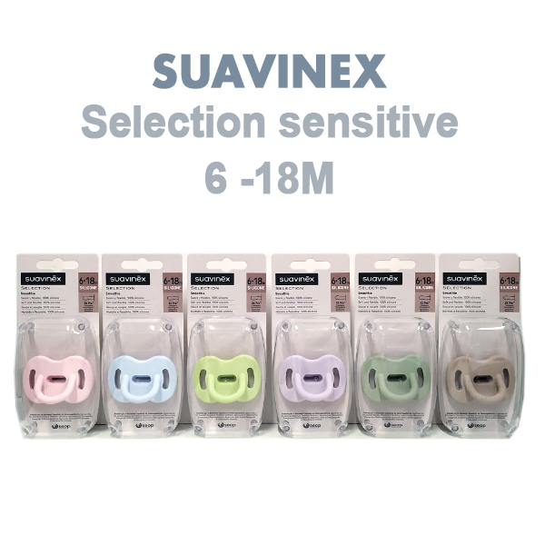SUAVINEX CHUPETE SMOOTHIE (TODOSILICONA) TETINA FISIOLÓGICA SX PROTM 6-18M (1 UNIDAD)