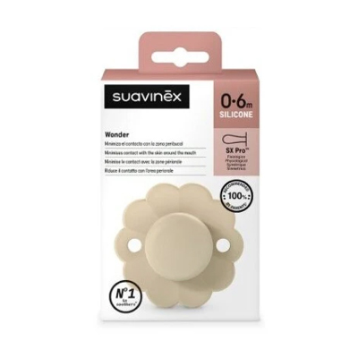 SUAVINEX CHUPETE WONDER SILICONA SOFT COLOR 0-6M (1 UNIDAD)