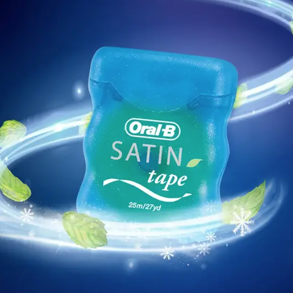 ORAL-B CINTA DENTAL SATIN TAPE MENTA (25m)