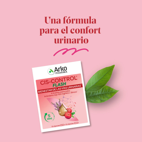 ARKOPHARMA CIS-CONTROL FLASH (20 CÁPSULAS)
