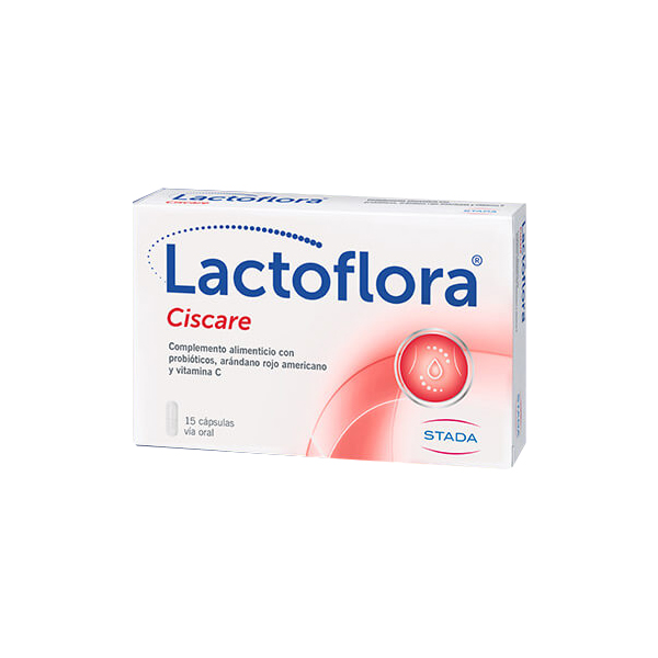 LACTOFLORA CISCARE PROBIOTICO PROTECCIÓN URINARIA (15 CÁPSULAS)