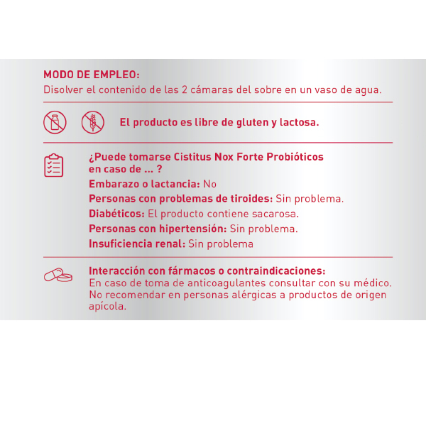 URIACH CISTITUS NOX FORTE PROBIOTICOS (10 SOBRES)