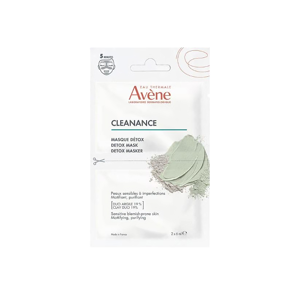 AVÈNE CLEANANCE MASCARILLA DETOX (2 Monodosis x 6ml)