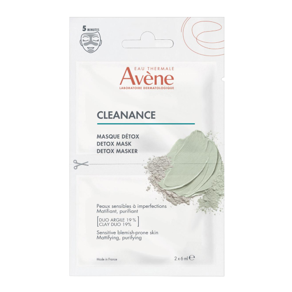 AVÈNE CLEANANCE MASCARILLA DETOX (2 Monodosis x 6ml)