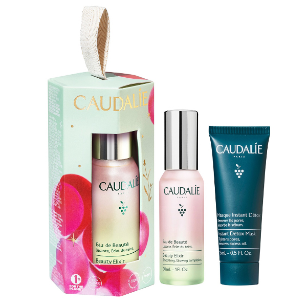CAUDALIE COFRE AGUA DE BELLEZA (30ML) + MASQUE INSTANT DETOX (15ML)