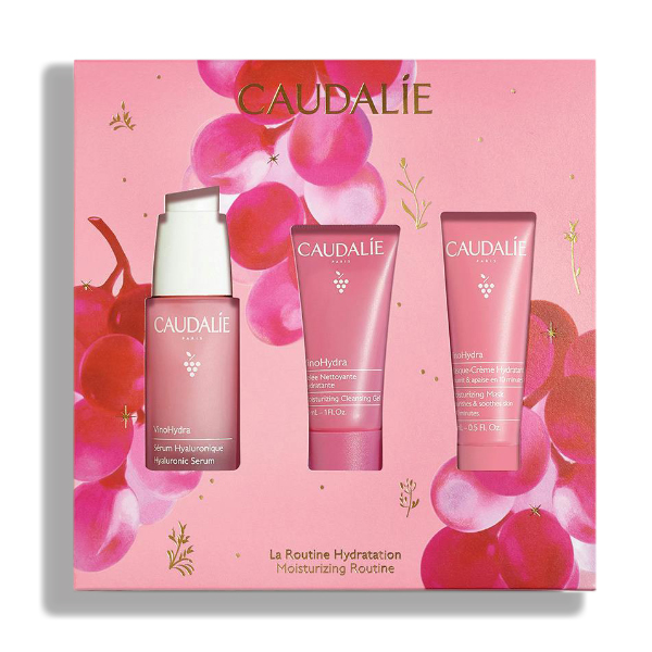 CAUDALIE COFRE DE HIDRATACIÓN VINOHYDRA SERUM HIDRATANTE (30ML) + LIMPIADOR HIDRATANTE (30ML) + MASCARILLA HIDRATANTE (15ML)
