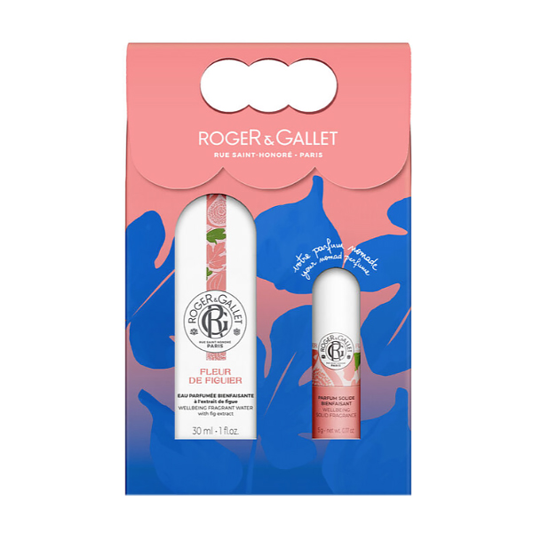 ROGER&GALLET COFRE XMAS FLEUR DE FIGUIER (30ML) + PERFUME SOLIDO FLEUR DE FIGUIER (5G)