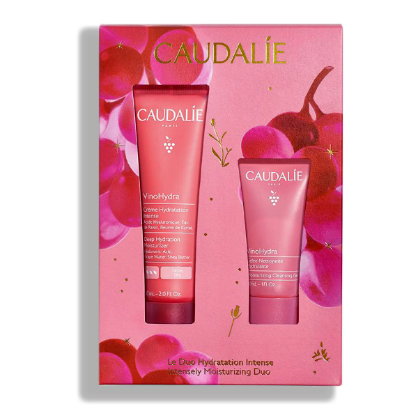 CAUDALIE COFRE DUO VINOHYDRA CREMA HIDRATACION INTENSA (60ML) + VINOHYDRA GEL LIMPIADOR (30ML)