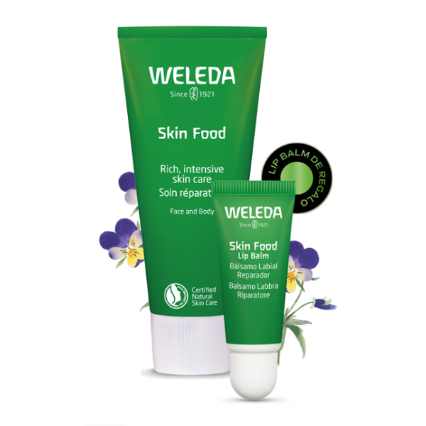 WELEDA COFRE GLOW SKIN FOOD ORIGINAL (75ML) + LIP LABIAL REGALO!