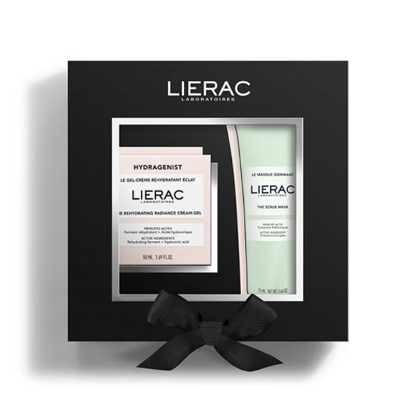 LIERAC COFRE HYDRAGENIST CREMA-GEL RADIANCE (50ML) +SCRUB MASK (75ML)