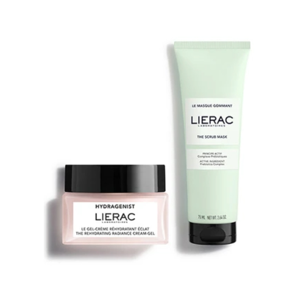 LIERAC COFRE HYDRAGENIST CREMA-GEL RADIANCE (50ML) +SCRUB MASK (75ML)