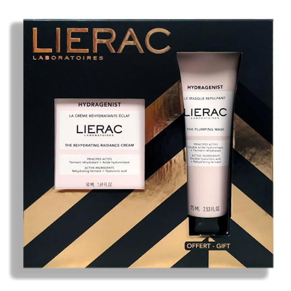 LIERAC COFRE HYDRAGENIST LA CRÈME REHIDRATANTE (50ML) + MASCARILLA REPULPANTE (75ML) REGALO!