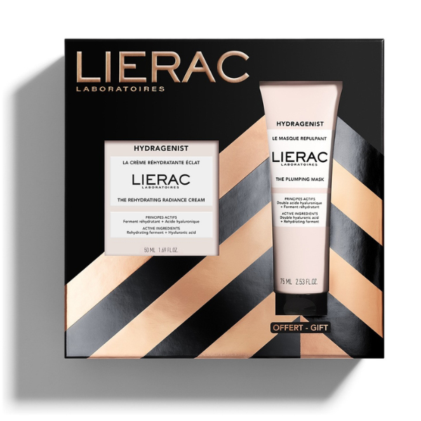 LIERAC COFRE HYDRAGENIST LA CRÈME REHIDRATANTE (50ML) + MASCARILLA REPULPANTE (75ML) REGALO!