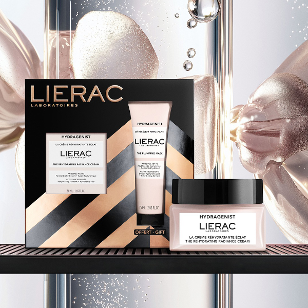 LIERAC COFRE HYDRAGENIST LA CRÈME REHIDRATANTE (50ML) + MASCARILLA REPULPANTE (75ML) REGALO!