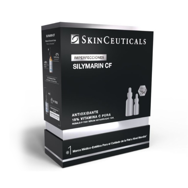 SKINCEUTICALS COFRE IMPERFECCIONES SILYMARIN CF SÉRUM (30ML) + P-TIOX SERUM (15ML) REGALO!