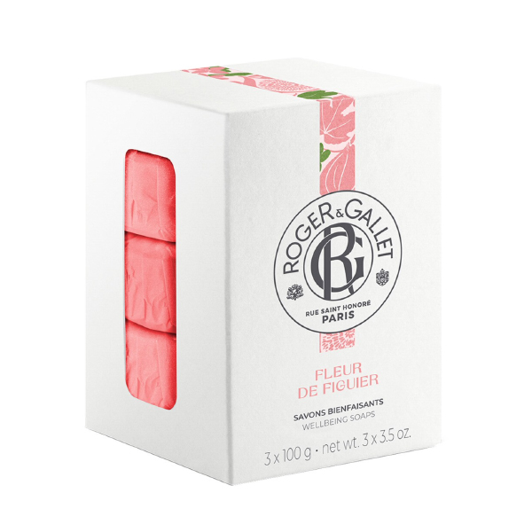 ROGER&GALLET FLEUR DE FIGUIER COFRE JABONES (3 JABONES X 100G)