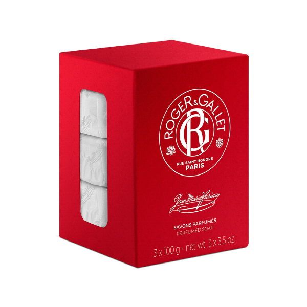ROGER&GALLET JEAN MARIE FARINA COFRE JABONES  (3 JABONES X 100G)