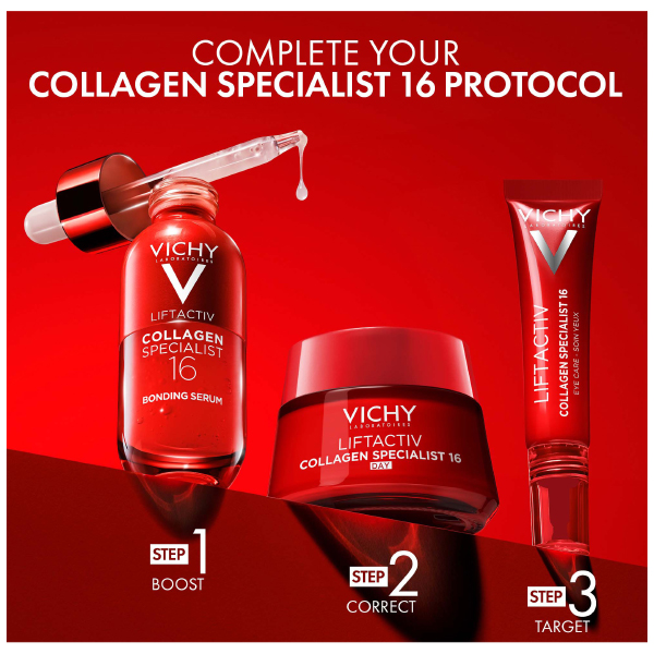 VICHY COFRE LIFTACTIV SERUM SPECIALIST 16 (30ML) + COLLAGEN SPECIALIST CREMA (50ML) +UV AGE DAILY SPF50 (15ML) REGALO!