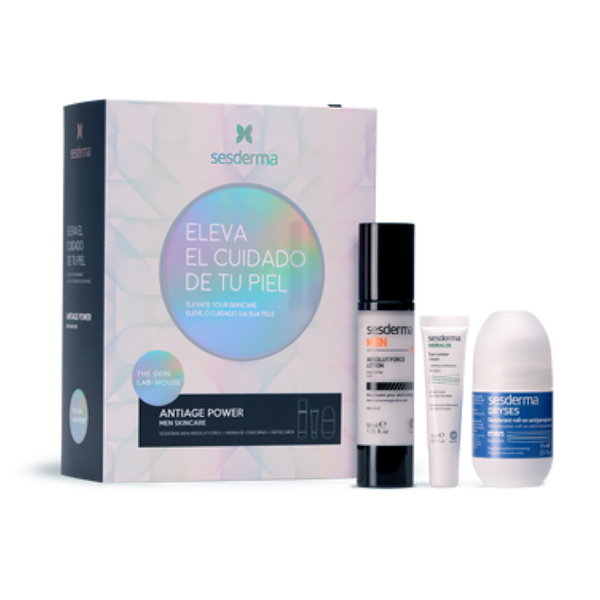 SESDERMA COFRE MEN ANTIAGE POWER LOTION 50ML + OJOS 15ML + DESODORANTE 75ML