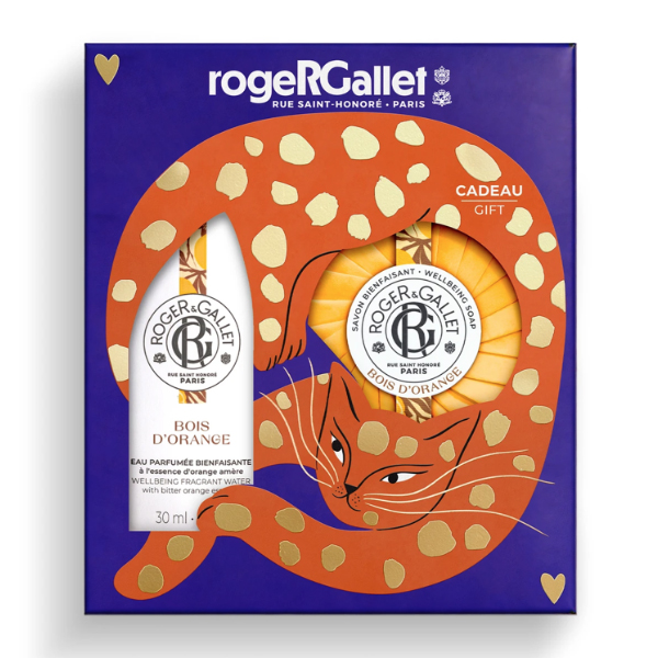 ROGER&GALLET COFRE NAVIDAD BOIS D`ORANGE AGUA PERFUMADA BIENESTAR (30ML) + JABÓN PASTILLA (100G)