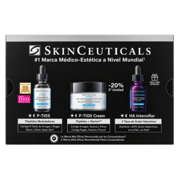 SKINCEUTICALS COFRE NAVIDAD P-TIOX SERUM (30ML) + CREMA P-TIOX (48ML) + SERUM HA (15ML) REGALO!
