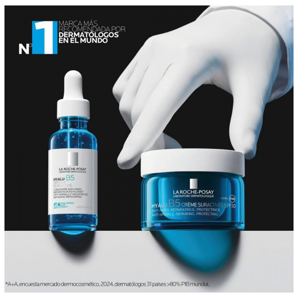 LA ROCHE POSAY COFRE PROTOCOLO ANTIARRUGAS Y ANTIMANCHAS HYALU B5 SURACTIVE SERUM (30ML) + HYALU B5 OJOS SERUM (5ML) + MELA B3 SERUM (10ML)