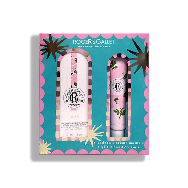 ROGER&GALLET COFRE ROSE AGUA FRESCA PERFUMADA (30ML)+ CREMA DE MANOS ROSE (30ML) REGALO!