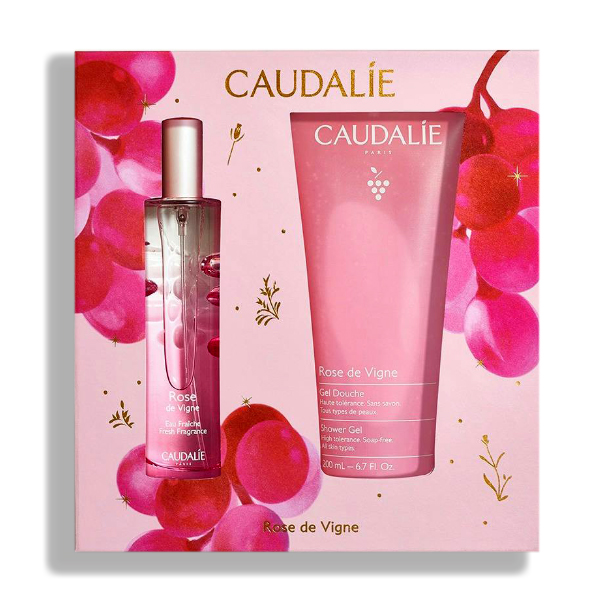 CAUDALIE COFRE ROSE DE VIGNE AGUA FRESCA (50ML) + GEL DE DUCHA ROSE DE VIGNE (50ML) 