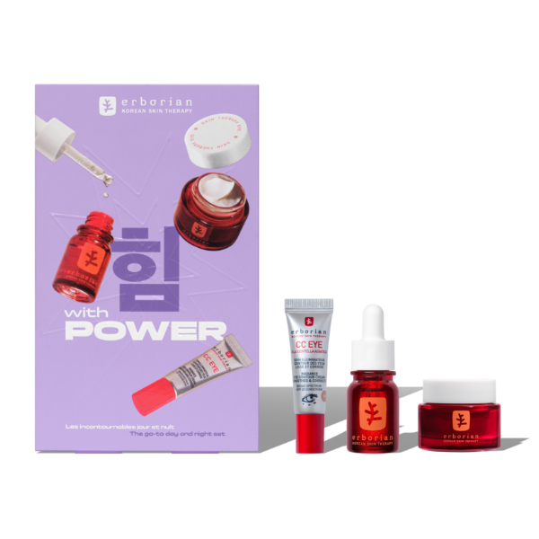 ERBORIAN COFRE SKIN THERAPY HUILE (10ML) + SKIN THERAPY EYE (15ML) + CC EYE CLAIR (3ML)