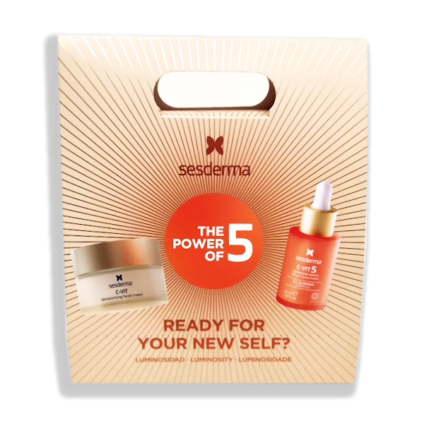 SESDERMA COFRE THE POWER OF 5 C-VIT 5 LIPOSOMAL SERUM (30ML) + SESDERMA C-VIT 5 CREMA (50ML)