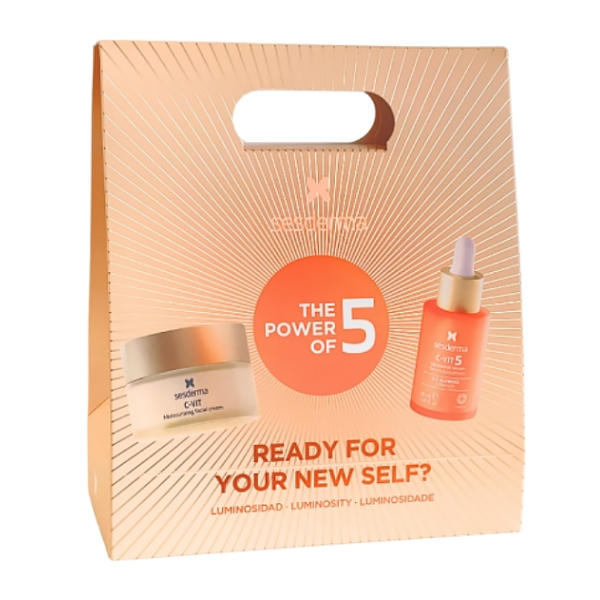 SESDERMA COFRE THE POWER OF 5 C-VIT 5 LIPOSOMAL SERUM (30ML) + SESDERMA C-VIT 5 CREMA (50ML)