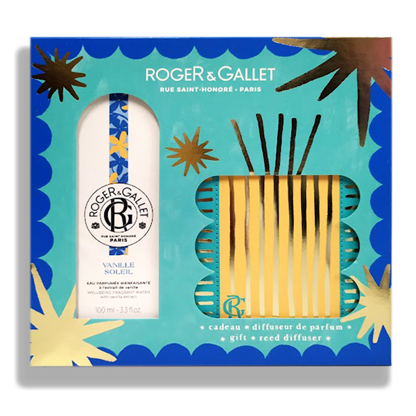 ROGER&GALLET COFRE VANILLE SOLEIL AGUA PERFUMADA (100ML) +MIKADO DIFUSOR VANILLE SOLEIL REGALO!