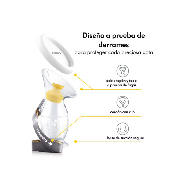MEDELA COLECTOR DE LECHE MATERNA DE SILICONA