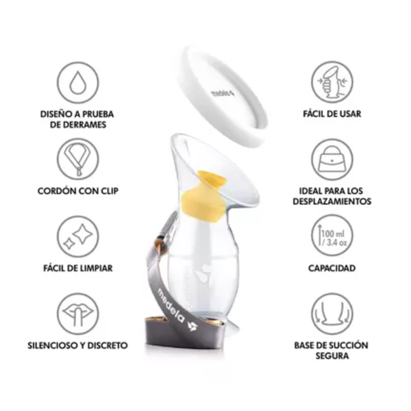 MEDELA COLECTOR DE LECHE MATERNA DE SILICONA