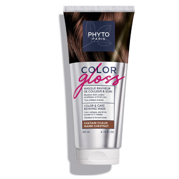 PHYTO COLOR GLOSS MASCARILLA CASTAÑO CALIDO (200ML)