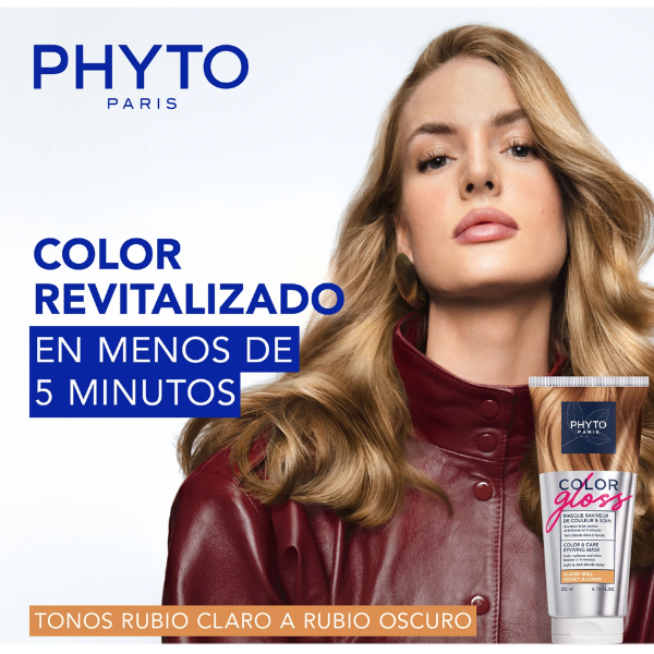 PHYTO COLOR GLOSS MASCARILLA RUBIO MIEL (200ML)