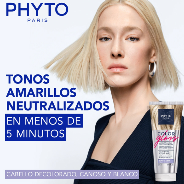 PHYTO COLOR GLOSS MASCARILLA RUBIO POLAR (200ML)