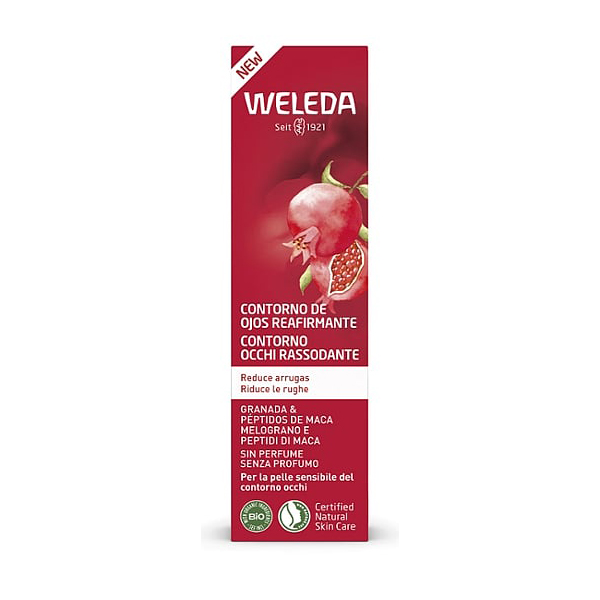WELEDA Contorno de Ojos Reafirmante de Granada y Péptidos de Maca (12ml)