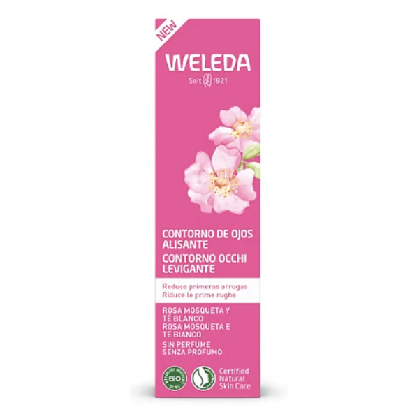 WELEDA CONTORNO DE OJOS ROSA MOSQUETA Y TE BLANCO (12ML)