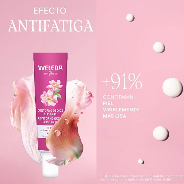 WELEDA CONTORNO DE OJOS ROSA MOSQUETA Y TE BLANCO (12ML)