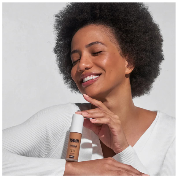 ISDIN COVERAGE SPF50+BASE DE MAQUILLAJE TONO BRONZE (30G)