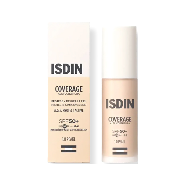 ISDIN COVERAGE SPF50+ BASE DE MAQUILLAJE  TONO PEARL (30G)