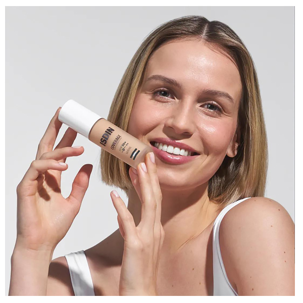 ISDIN COVERAGE SPF50+ BASE DE MAQUILLAJE  TONO PEARL (30G)